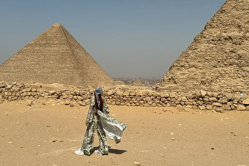 Papirüs Dükkanı ve Öğle Yemeği Giza